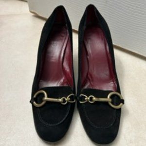 COACH Black Suede Pumps